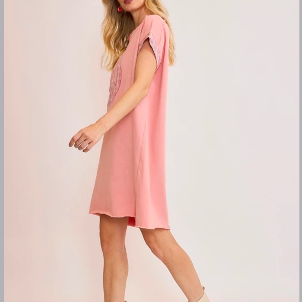 🦋🦋LAST TWO! 157 💕 Umgee Peace Sign Dress - Picture 4 of 6